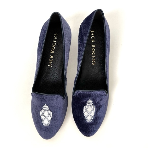NWOT Jack Rogers velvet slippers - Picture 2 of 8